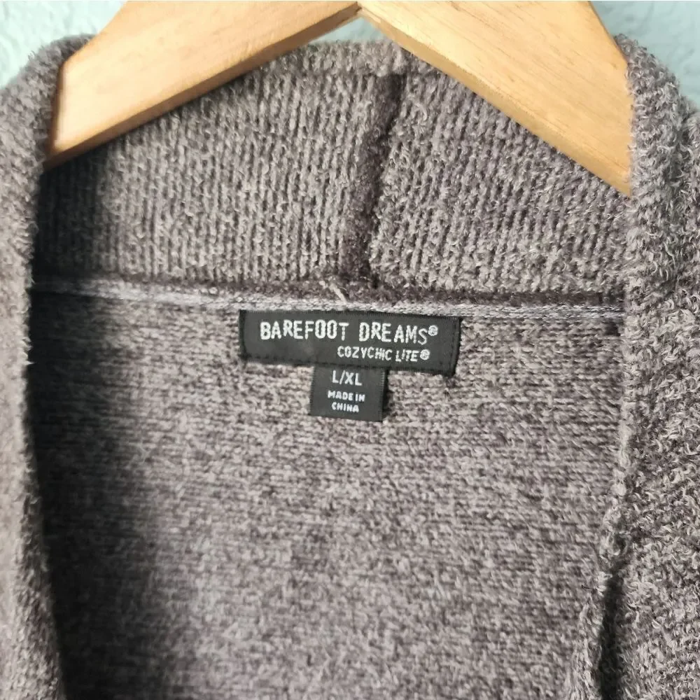 Barefoot dreams cozy chic ultra lite Open front cascade cardigan sweater